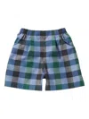 Familiar Checked Elasticated-waist Shorts In Multi