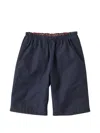 Familiar Check-pattern Reversible Trousers In Blue