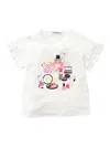 Familiar Cotton T-shirt In White