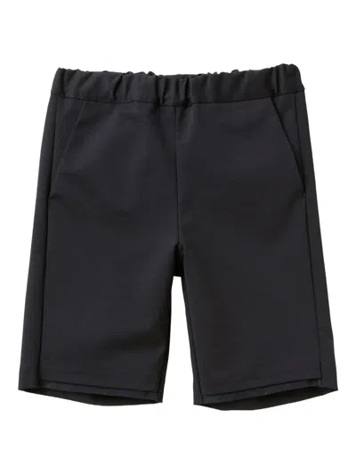 Familiar Embroidered-motif Shorts In Blue