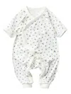 Familiar Graphic-print Cotton Romper In White