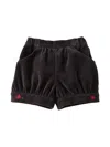 Familiar Logo-embroidered Corduroy Shorts In Grey