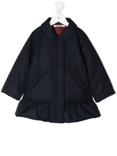 Familiar Kids' Long-sleeve Padded Coat In Blue