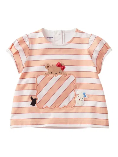 Familiar Gestreiftes Top Mit Applikation In Multi