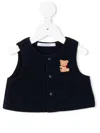 Familiar Teddy-bear Waistcoat In Blue