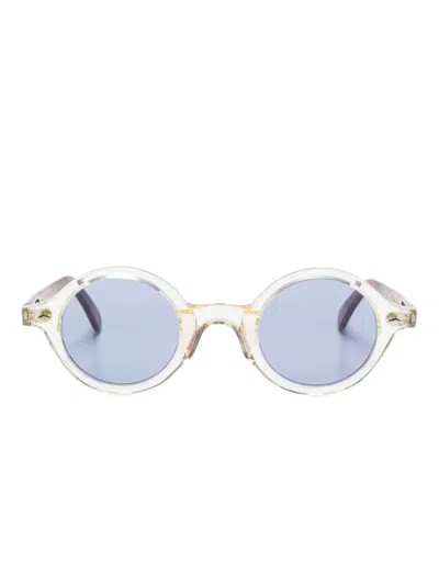 Family Affair Hopkins Round-frame Sunglasses In White