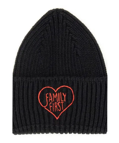 Family First Beanie In Black