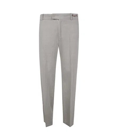 Family First Belt-loop Casual Pants In Gray