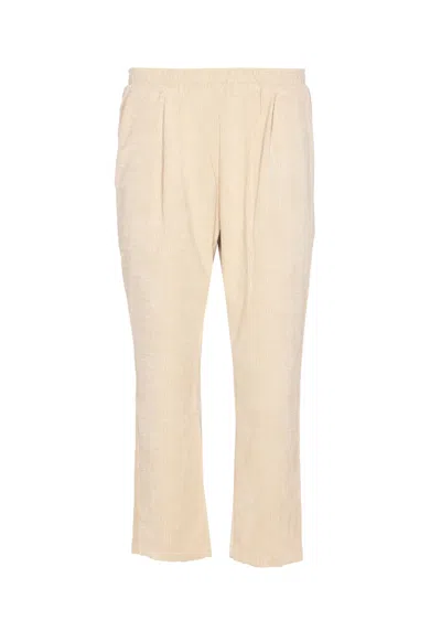 Family First Chino Velvet Pants In White