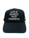 Family First Cotton Cap In Black