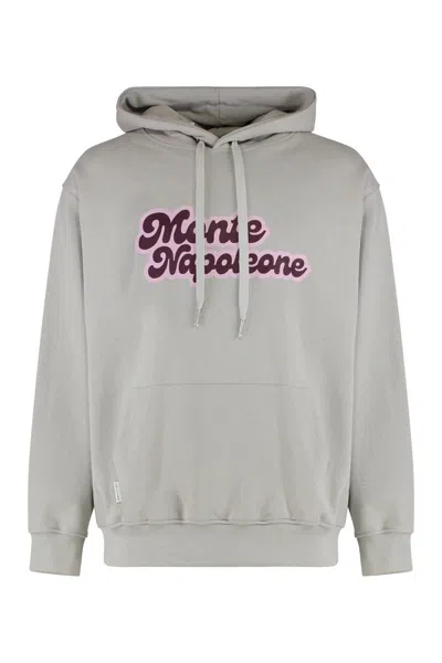 Family First Cotton Hoodie In Gray