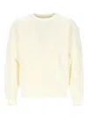 Family First Crew-neck Sweater In Neutral