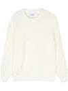 Family First Crew-neck Sweater In White