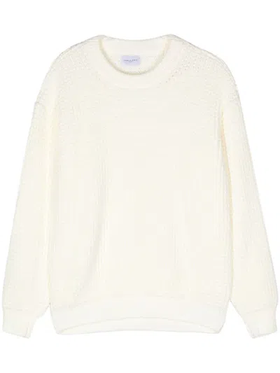 Family First Crew-neck Sweater In White