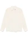Family First Shirt In Beige Ramie In Neutrals