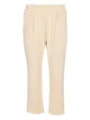 Family First Elastic-waist Corduroy Trousers In Neutral