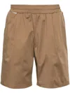 Family First Elasticated-waist Poplin Shorts In Neutrals