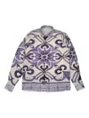 Family First Floral-print Shirt In Neutrals