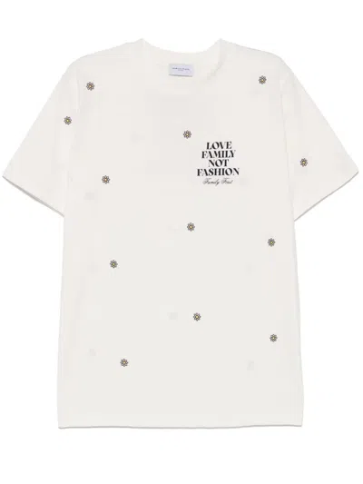 Family First Graphic-print T-shirt In White
