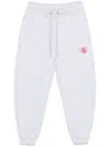 Family First Heart Logo Sweatpants In Grey