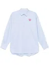 Family First Long-sleeved Shirt In Blue