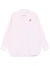 Family First Long-sleeved Shirt In Pink