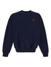 Family First Heart Sweatshirt In Blue