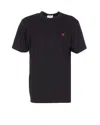 Family First Heart T-shirt In Black