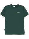 Family First Green Crewneck T-shirt In Green