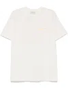Family First Logo-embroidered T-shirt In White