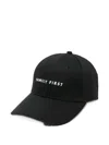 Family First Logo-print Baseball Cap In Black
