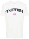 Family First Logo-print Cotton T-shirt In White