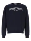 Family First Logo-print Crew-neck Sweatshirt In Blue