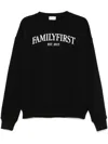 Family First Sweatshirt With Logo In Black