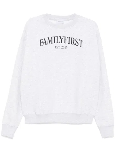 FAMILY FIRST LOGO-PRINT SWEATSHIRT