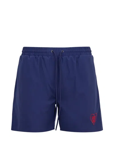 Family First Logo Swim Shorts In Blue
