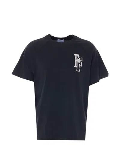 Family First Logo-print T-shirt In Black
