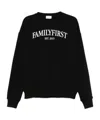 Family First Sweatshirt With Logo In Black