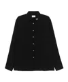 Family First Long-sleeved Shirt In Black