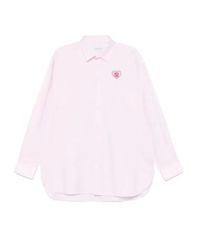 Family First Long-sleeved Shirt In White