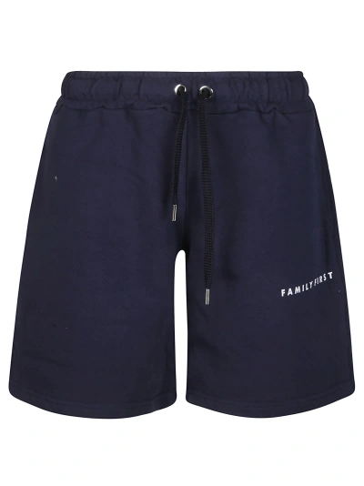 Family First Milano Box Logo Jogger Short In Dark Blue