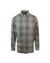 Family First Checked College Shirt In Grgreen
