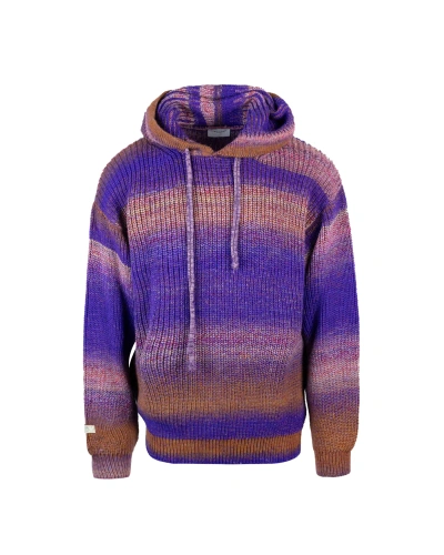 Family First Milano Faded Knitted Sweatshirt In Vlviolet