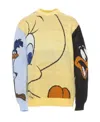 Family First Long-sleeved Sweater In Nude