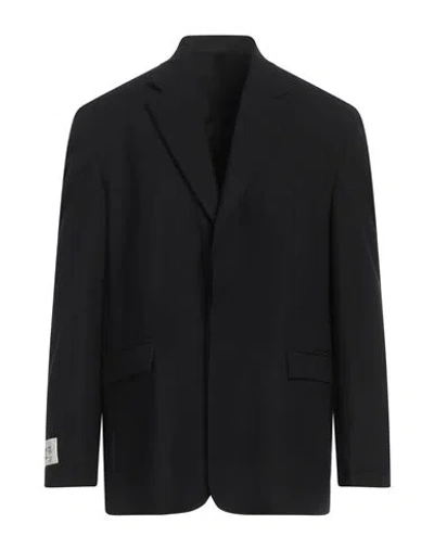 Family First Milano Man Blazer Black Size 42 Polyester, Viscose, Wool, Elastane