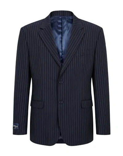 Family First Milano Man Blazer Midnight Blue Size 38 Polyester, Wool, Elastane