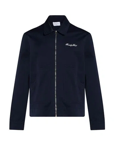 Family First Milano Man Jacket Midnight Blue Size M Cotton, Elastane