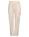 Family First Milano Man Pants Beige Size L Polyester, Viscose, Wool, Elastane