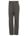Family First Milano Man Pants Dark Brown Size 26 Polyester, Viscose, Elastane In Brown