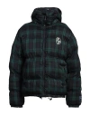 Family First Milano Man Puffer Green Size Xl Nylon, Viscose, Elastane